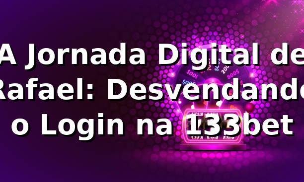 A Jornada Digital de Rafael: Desvendando o Login na 133bet 🚀